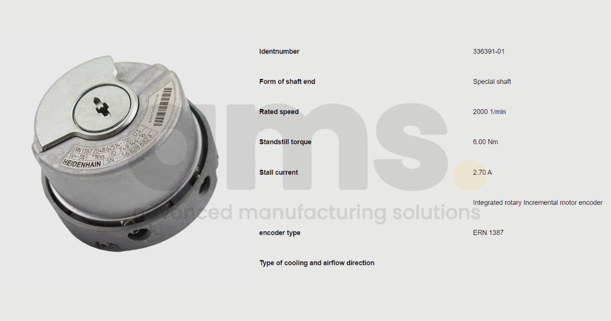 Heidenhain Encoder 1387 Technical Data