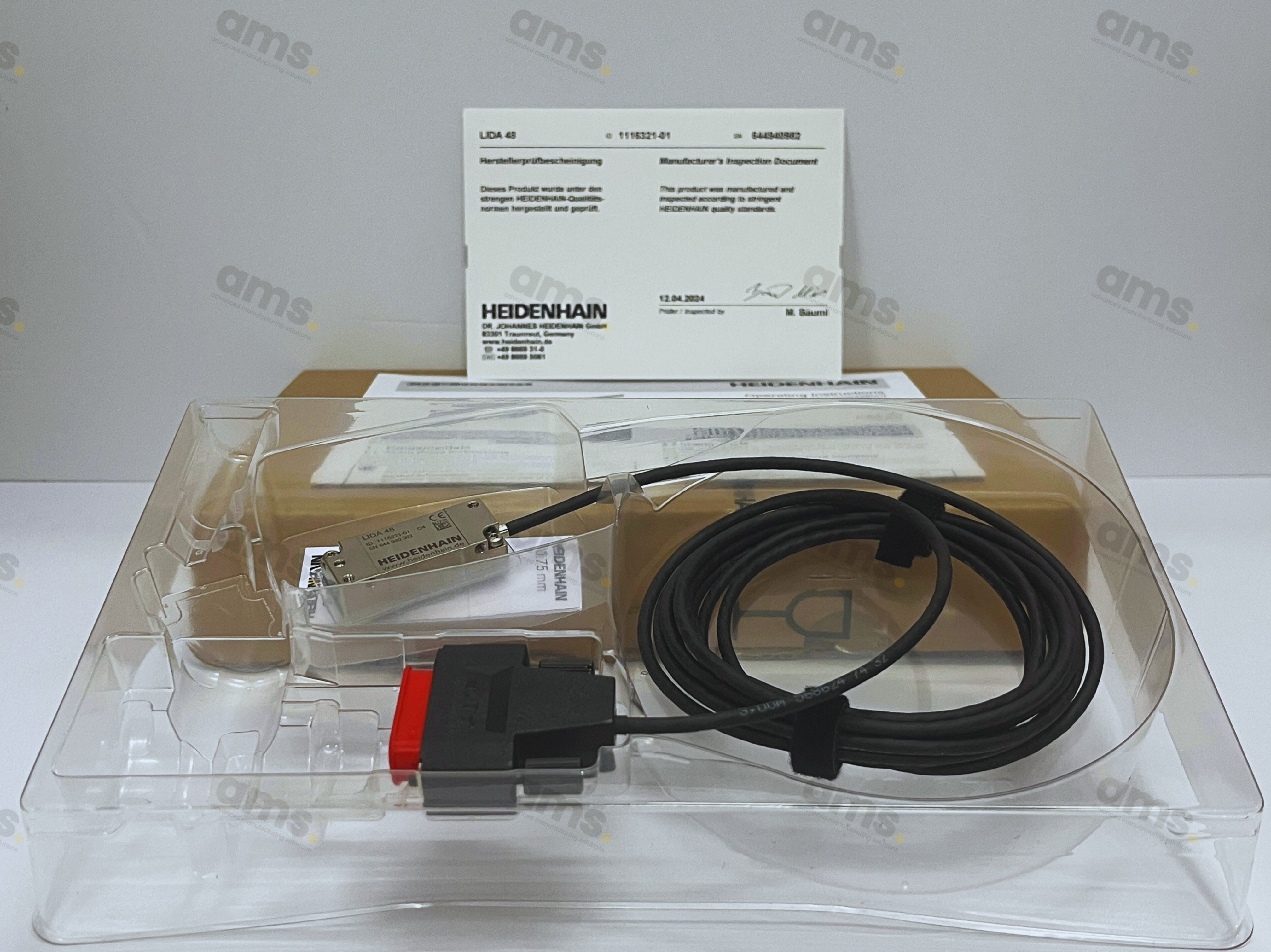 Scanning head for LIDA incremental exposed linear encoder - AK LIDA 48 - ID: 1116321-01